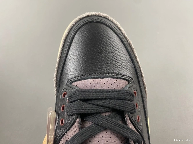 Black FZ4811-001 Air x Jordan 3 Maniere A Ma 0728